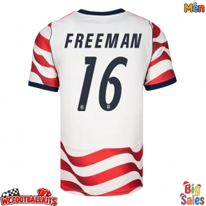 United States Alex Freeman #16 Replica Home Stadium Shirt World Cup 2026 Short Sleeve